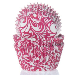 Pink Damask, 50 st muffinsformar